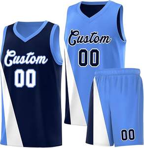 Prix d'usine Logo personnalisé maillot de basket-ball de sublimation grande taille bas quantité minimale de commande respirant séchage rapide léger humidité imprimé - Product Image 2