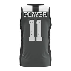 Camiseta de Baloncesto Personalizada para Adultos Unisex, Talla Grande, a Rayas, Transpirable, con Estampado por Transferencia de Calor, Lisa, para Entrenamiento - Product Image 3