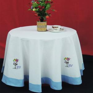 100% Cotton <b>Table</b> <b>Cloth</b> Embroidered Home Decor Fancy Checks Striped Customized Design Linen Woven Wholesale Manufacturing - Product Image 4