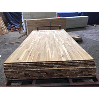 Tablero de junta de dedo de tamaño personalizado/tablero de junta de dedo madera de acacia/encimera de madera hecha en Vietnam