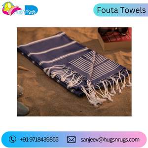 Toalla súper absorbente 100% algodón Fouta DE LA India, buena calidad, estilo turco con logotipo personalizado, promoción de Marca, toalla de playa de Golf - Product Image 2