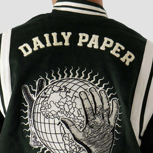 2024 Designer hommes Street Style plaine Bomber veste Sports d'hiver décontracté Letterman vente en gros blanc veste de sport d'hiver pour hommes - Product Image 6