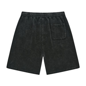 Vente en gros en ligne Short décontracté en éponge française pour hommes Short en coton avec cordon de serrage Short pour hommes Lavage à l'acide Short d'été pour hommes 2025 - Product Image 2
