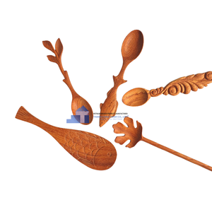 Hot Selling Natural <b>Wooden</b> Spoons Kitchen Wood <b>Utensils</b> <b>Wooden</b> Cooking Tools Spoon from Vietnam Manufacturer wholesale - Product Image 6