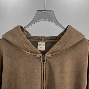 Veste universitaire surdimensionnée personnalisée pour homme, 100 % coton French Terry, coupe ample vintage, logo avant, grande taille – Offre spéciale - Product Image 4