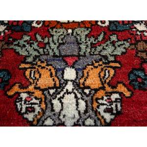 Tapis en laine noué à la main Kiaan, motif floral rouge et orange, grand rectangle, tapis de salon pour usage domestique, fait main Pae-4704 - Product Image 3