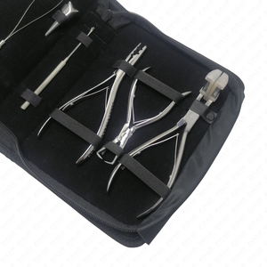 Chuyên Nghiệp Tóc Mở Rộng Công Cụ Kit Với Silicone Kìm Băng Trong Sợi Ngang Công Cụ Nhấn Micro Liên Hệ Hạt Vòng Kim - Product Image 5