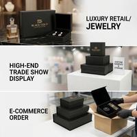 Boîte de présentation de luxe pour montres électroniques, fabrication directe, taille personnalisée, qualité supérieure, emballage de présentation de luxe