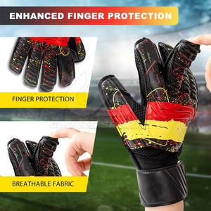 Gants de gardien de but de haute qualité avec paume en latex antidérapante et revers respirant gants de gardien de but professionnel - Product Image 5