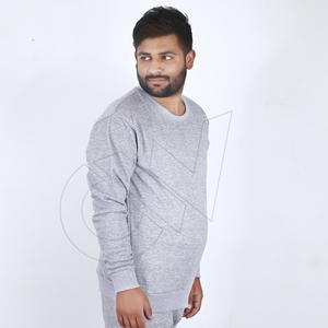 New Arrival Wholesale Men Winter <b>Sweatshirts</b> Polyester/Cotton Pullover with Quality Fabric Plus Size Quick Dry Anti-Pilling - Product Image 3