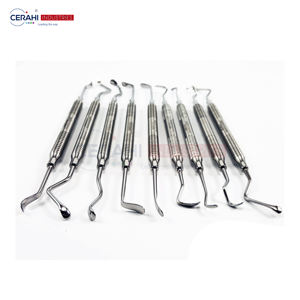 Juego de implantes de elevación sinusal para cirugía oral, instrumentos quirúrgicos dentales manuales, elevadores periósticos de injerto, modelo de industrias Cerahi - Product Image 6