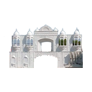 Royal wedding stage/Fiberglass wedding mandap/Iron Mandap Stage <b>Backdrop</b> for Weddings Alternatives Traditional Wedding - Product Image 1