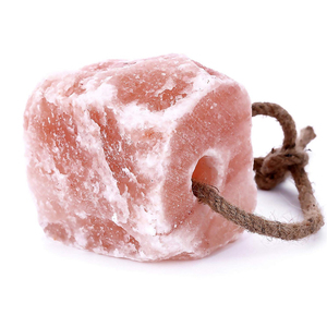 Bloque de alimentación de animales para lamer sal del Himalaya Natural de gran venta para ganado, caballo, ciervo, perro, cuerda colgante, fuente de sal Mineral artesanal - Product Image 4