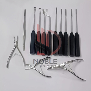 Juego de instrumentos de preservación de rinoplastia Instrumentos ortopédicos personalizados negros - Product Image 1