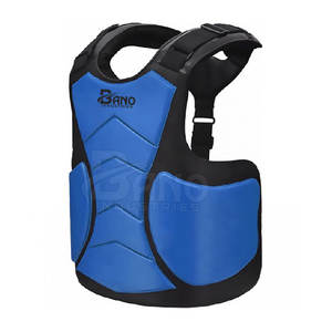 ที่ป้องกันหน้าอกหนังทำจากหนังสำหรับฝึกชกมวยอุปกรณ์ป้องกันหน้าอก - Product Image 2