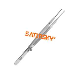 Fórceps DE tejido atraumático DE 18 CM Microcirugía Manual de acero inoxidable Certificado CE 420 Fuente de buena reputación - Product Image 2