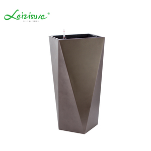 <span class=keywords><strong>Pot</strong></span> de fleurs géométrique en plastique pour décoration intérieure et jardin, grand <span class=keywords><strong>pot</strong></span> de plantation pour arbres et plantes - Product Image 2