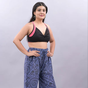 Primavera Verano señoras pantalones algodón impreso pantalones mujeres ropa de casa pijama pantalón con bolsillo mujeres moda india algodón estampado Pantalones - Product Image 1