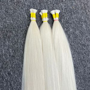 Haute Qualité 100% Vierge Cheveux Humains Cheveux Vietnamiens Naturel Droite 18 Pouces En Vrac Cheveux 130%-180% Densité Grand Stock pour Perruque - Product Image 5