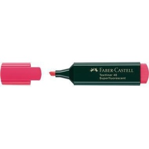 Recambios de bolígrafo Faber-Castell Textliner 48, punta de cincel roja de 1-5 mm, resaltador - Product Image 1