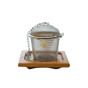 ที่กรองชาทำจากโลหะตกแต่งแบบโบราณมีเอกลักษณ์สีดำเครื่องครัวอุปกรณ์สำหรับชาและกาแฟ - Product Image 2