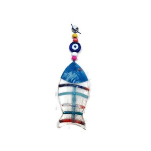 Wholesale Glass Evil Eye Wall Hangings - Aesthetic Protection for Home and Health - Product Image 3