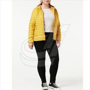 Chaqueta con capucha para hombre y mujer, chaqueta acolchada de manga larga con cremallera plateada, azul marino, abrigo de moda, regalo para adultos, S/M/L/XL/XXL - Product Image 3