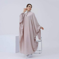 Vêtements islamiques de haute qualité pour l'Aïd, robe longue pour femmes musulmanes, khimar papillon, abaya, cardigan, style kaftan Dubaï, grande taille