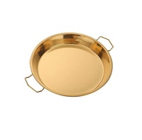 Plat de service en acier inoxydable fini martelé meilleure qualité décoratif meilleur plateau de service concepteur traditionnel meilleur plateau de nourriture