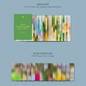 Ensemble de CD K-POP HYBE scellé, 4ème album repackagé SEVENTEEN [SECTOR 17], PLEDIS, photocard, livre photo, coffret cadeau, marchandises officielles - Product Image 1