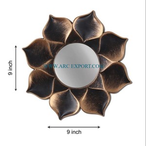 El mejor vendedor, Material de aluminio, clásico, único, nuevo estilo, espejo de pared colgante, forma de mariposa, espejo de pared decorativo hecho a mano - Product Image 4