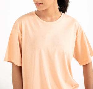 Nouveau T-shirt décontracté 100 % coton pour femme, motif rayé de haute qualité avec boutons décoratifs, option grandes tailles, été 2026 - Product Image 5
