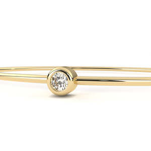 18K <b>Gold</b> Lab Grown Diamond Bracelet Beautiful Diamond Bracelets & <b>Bangles</b> - Product Image 2