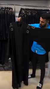 Abayas élégantes et modestes brodées à la main pour femmes, robes traditionnelles formelles de Dubaï, tissu respirant - Product Image 3