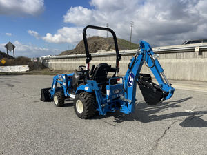 Tracteur LS MT125HST 4x4 Mini Tracteur Agricole 4 roues motrices Tracteur Compact Mini Tracteurs de Jardin pour l'Agriculture avec Chargeur Avant et Arrière - Product Image 4