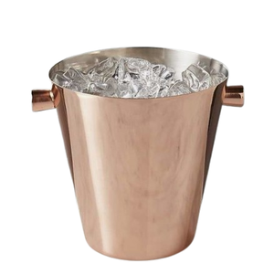 Cubo de Hielo de Lujo Dorado de Acero Inoxidable, Enfriador de Vino con Asas, Enfriador de Champán de Doble Pared Aislado, Cubo para Bar al por Mayor - Product Image 5