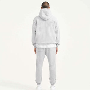 Sudaderas con capucha clásicas de alta calidad, suéter personalizado, Sudadera con capucha forrada de seda, sudaderas con bordado con apliques de algodón térmico pesado - Product Image 3