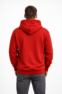 Custom Autumn <b>Hoodies</b> Cropped Wholesale Mens Premium 100% Cotton <b>Fleece</b> Kangaroo Pocket <b>Oversized</b> Fit Custom Colors - Product Image 2