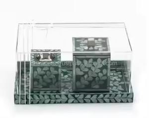 ถาดเสิร์ฟงานฝีมือประดับมุกและกระดูก ซุลตานา นูร์ อัล-เมดินา หรูหราแบบอาหรับ สำหรับการรับประทานอาหารอย่างมีระดับและการจัดแสดงในงานมาจลิส - Product Image 6