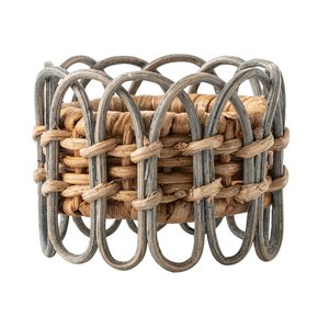 Anillo para Servilletas de Mimbre de Bucle Abierto, Venta Directa de Fábrica, Porta Servilletas de Mimbre Hecho a Mano, Accesorio Natural para Mesa de Comedor Elegante - Product Image 5