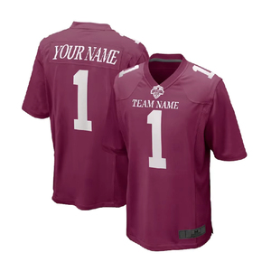 Camisetas de Fútbol Americano Personalizables al por Mayor, Estilo Retro, Mangas Cortas, Bordadas, Nuevas, para Equipos Deportivos - Product Image 5