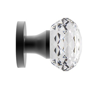 Perilla de puerta de vidrio transparente con detalles elegantes, ideal para armarios de puertas principales y estilo interior moderno o clásico de la India - Product Image 6