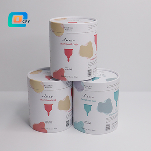 Caja de Embalaje Cilíndrica de Cartón Biodegradable Personalizada para <span class=keywords><strong>Copa</strong></span> <span class=keywords><strong>Menstrual</strong></span>, Acabado Mate, Cuidado Personal, Cuidado <span class=keywords><strong>Menstrual</strong></span> - Product Image 6