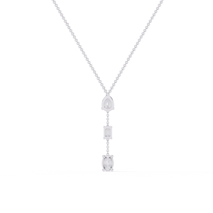 Collier en diamant cultivé en laboratoire avec or 18 carats, cadeau idéal pour les filles - Product Image 3