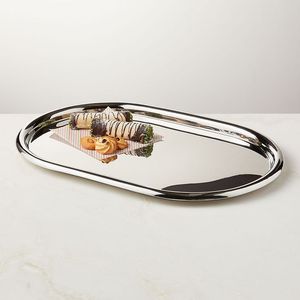 Bandeja de servicio rectangular de acero inoxidable para restaurantes de alta gama servicio de comedor fino y presentación gourmet - Product Image 5