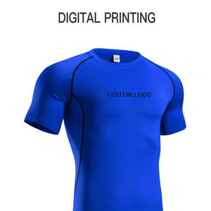 Manches courtes de compression respirantes Rash Guard pour les entraînements de BJJ MMA Jiu Jitsu pour hommes - Product Image 4