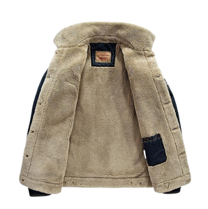 Veste en jean longue de haute qualité, style streetwear coréen, denim d'hiver, lavage premium, personnalisable, pour un usage quotidien décontracté - Product Image 2