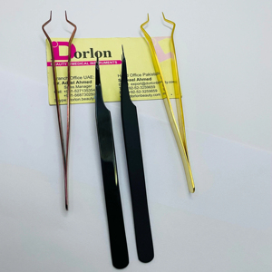 แหนบขนตาแบบแยกขนตาออกใหม่อุปกรณ์แต่งขนตาแบบเหล็กอย่างยั่งยืนติดโลโก้ส่วนตัว - Product Image 1