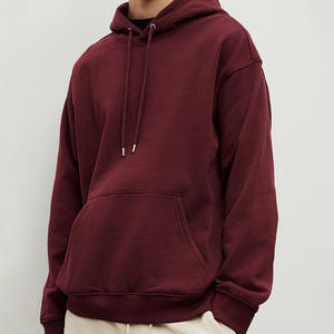 Vêtements actifs de luxe Cottonblend poignets élastiques sweat à capuche réglable pour hommes Premium hiver Streetwear classique hommes à capuche - Product Image 1