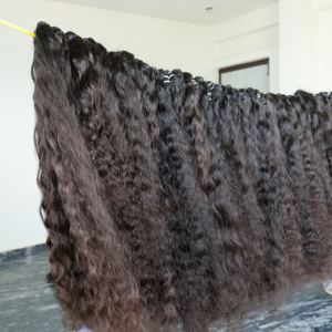 มัดผมมนุษย์เป็นลอนธรรมชาติผมมนุษย์ไม่ผ่านการทำ100% ต่อผมมนุษย์แท้ - Product Image 2